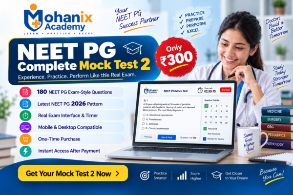 NEET PG 2026 Complete Mock Test 2