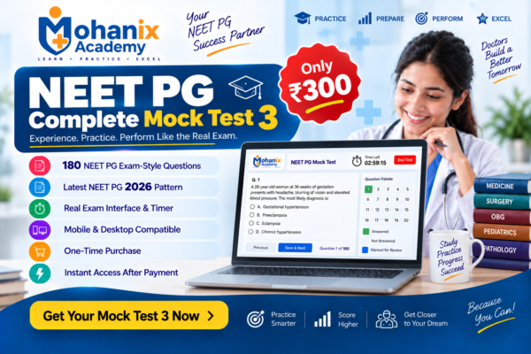 NEET PG 2026 Complete Mock Test 3