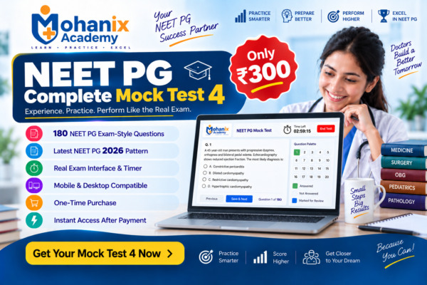 NEET PG 2026 Complete Mock Test 4