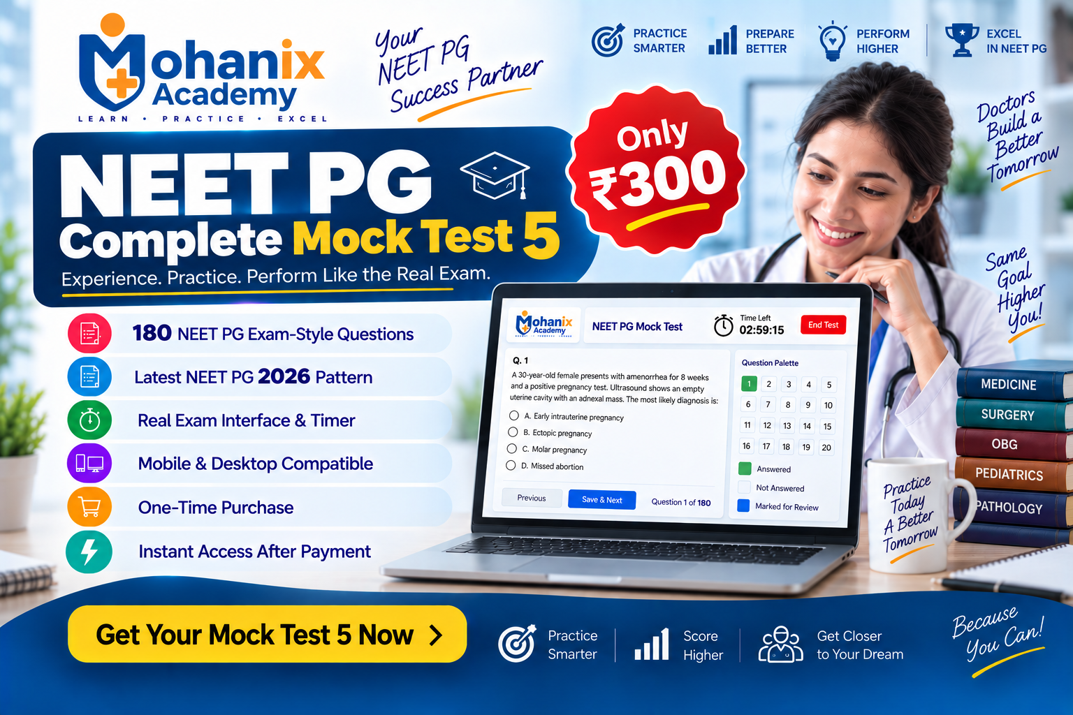 NEET PG 2026 Complete Mock Test 5