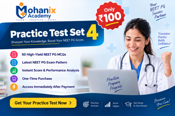 NEET PG 2026 – Practice Test (Set 4)